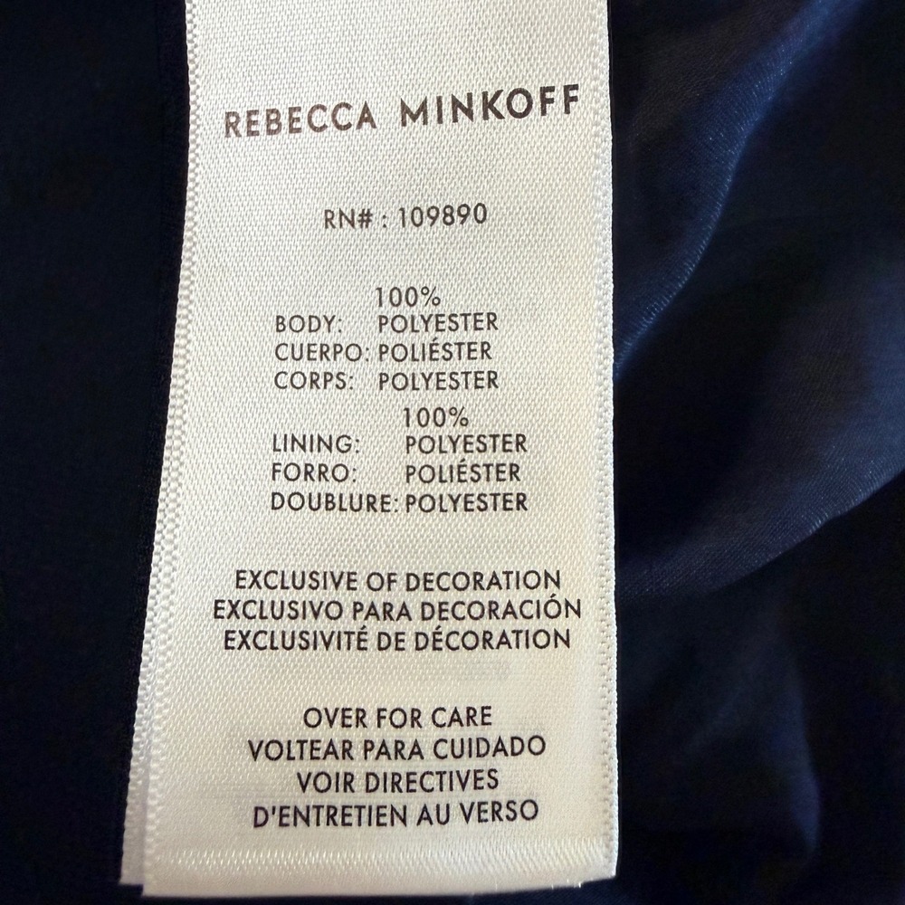 NEW Rebecca Minkoff XL Black Cropped Double Breasted Trench Coat Jacket - Picture 6 of 9